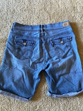 Levi's Blue Denim Jean Shorts
